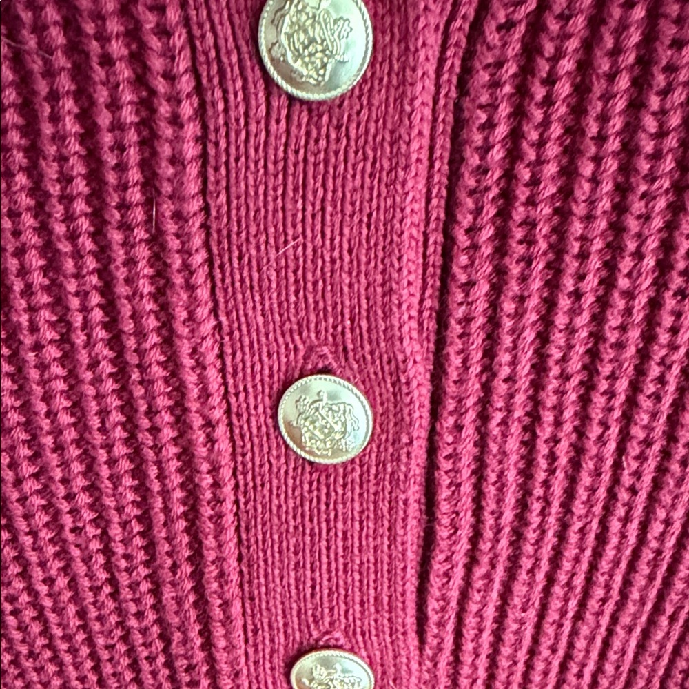 J. Crew Women's Deep Red Knit Cowl Turtleneck Sweater - Picture 3 of 6